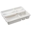 Range Couverts Universel Double 10 Compartiments - Blanc