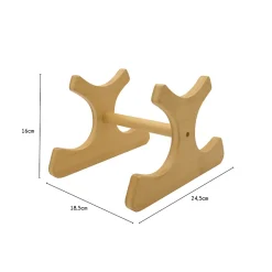 Range-bouteilles en bambou 3 compartiments Box & Beyond