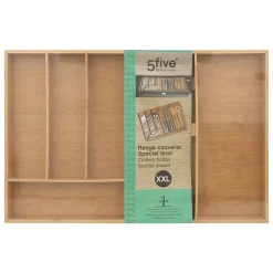 Range-couverts 3 compartiments Tidy Smart Bambou - 5Five