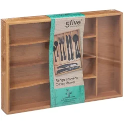 Range-couverts 5 compartiments Bambou - 5Five