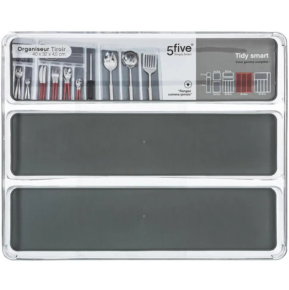 Range-couverts 3 compartiments Tidy Smart - 5Five