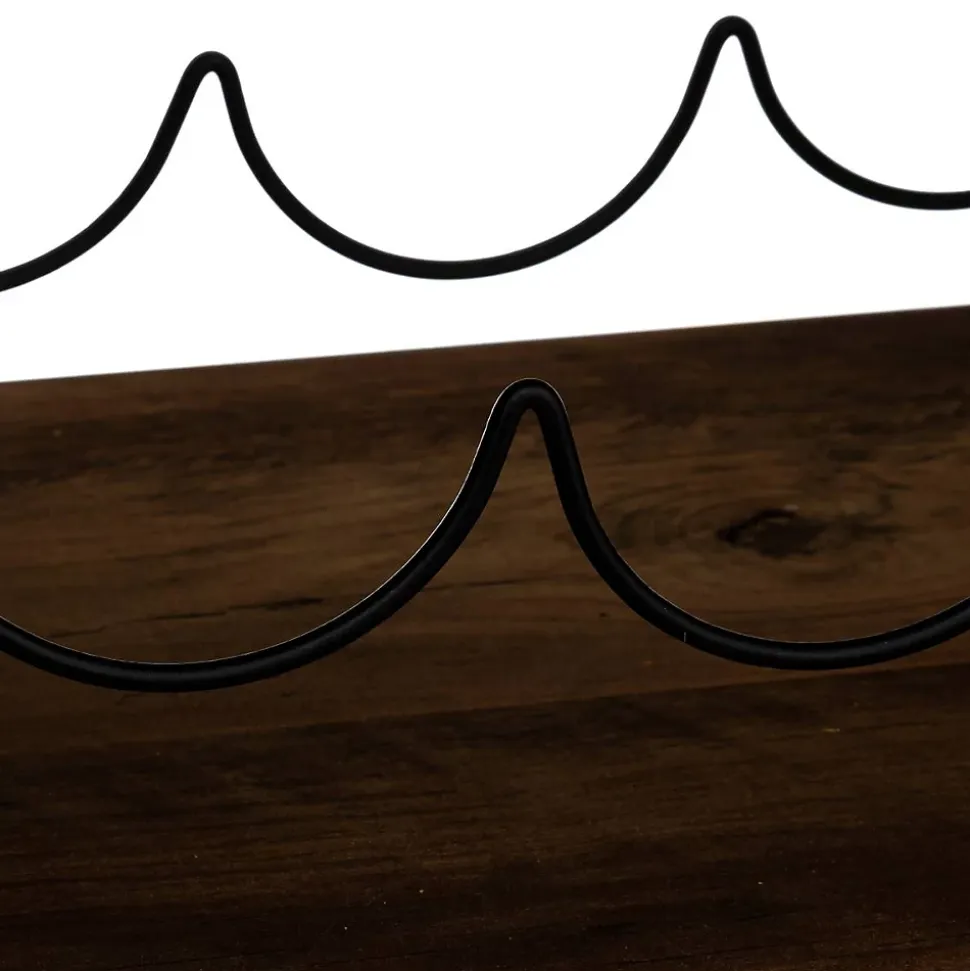 Rangement 6 bouteilles indus Effet bois foncé Mix N' Modul - 5Five