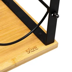 Rangement 6 bouteilles métal bambou Nera - 5Five