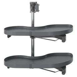 Rangement coulissant d'angle pour meuble de cuisine GoodHome Pebre 80 cm, gauche