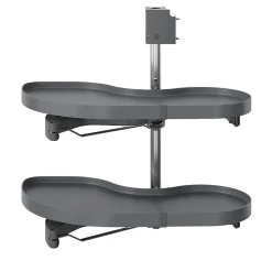 Rangement coulissant d'angle pour meuble de cuisine GoodHome Pebre 80 cm, droite