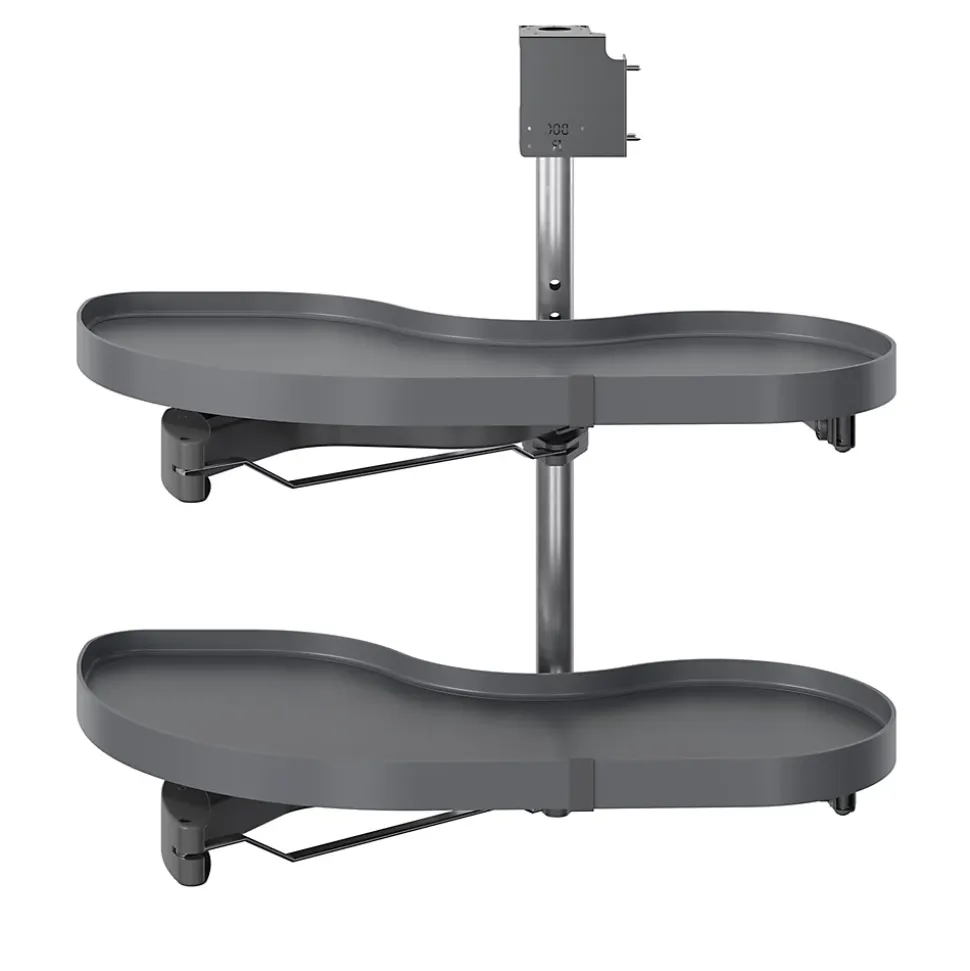 Rangement coulissant d'angle pour meuble de cuisine GoodHome Pebre 80 cm, droite