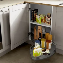 Rangement coulissant d'angle pour meuble de cuisine GoodHome Pebre 100 cm