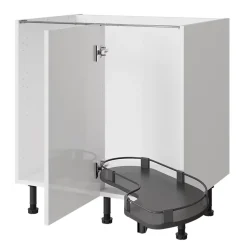 Rangement coulissant d'angle pour meuble de cuisine GoodHome Pebre 80 cm