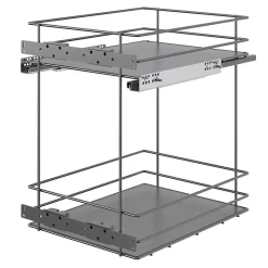 Rangement coulissant pour meuble de cuisine GoodHome Pebre 40 cm, 2 niveaux