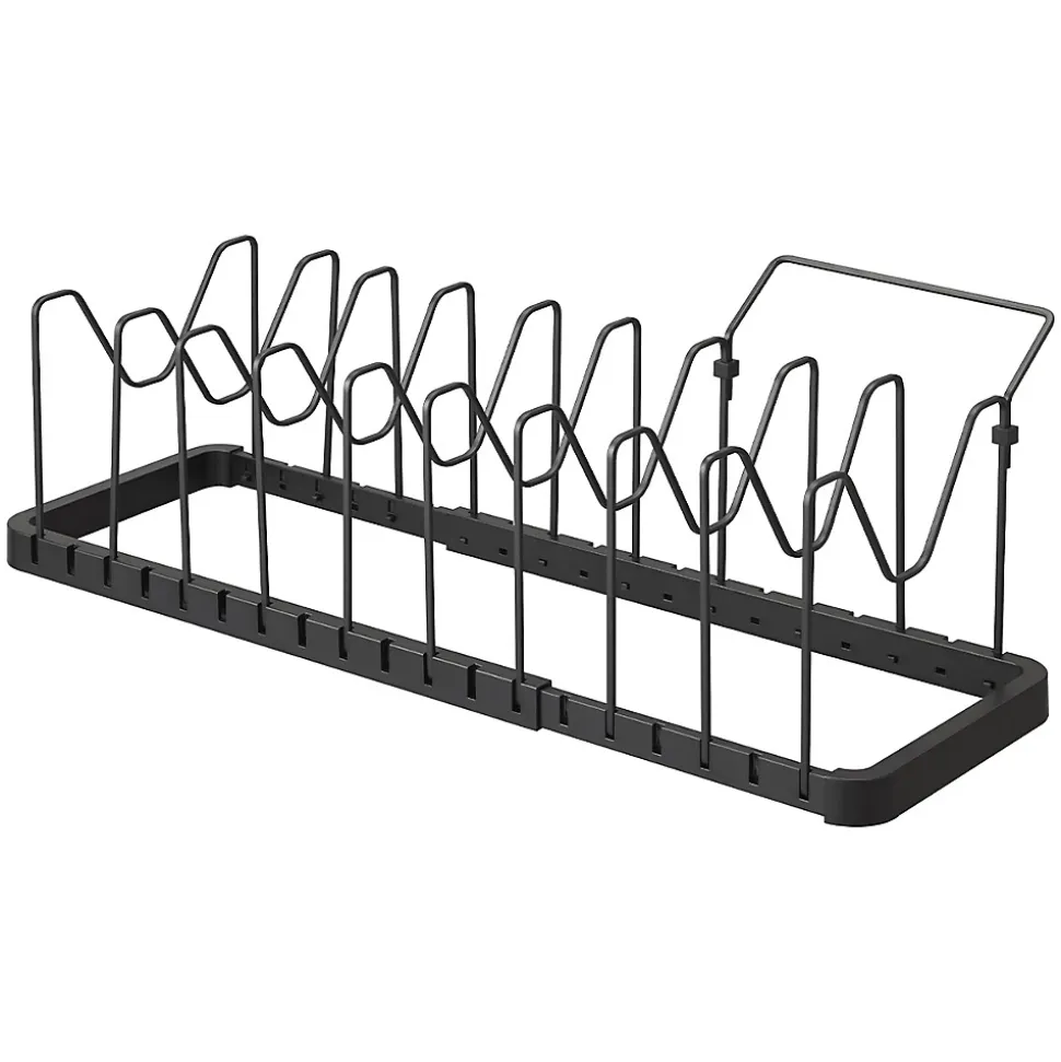 Rangement poêles et couvercles extensible en acier