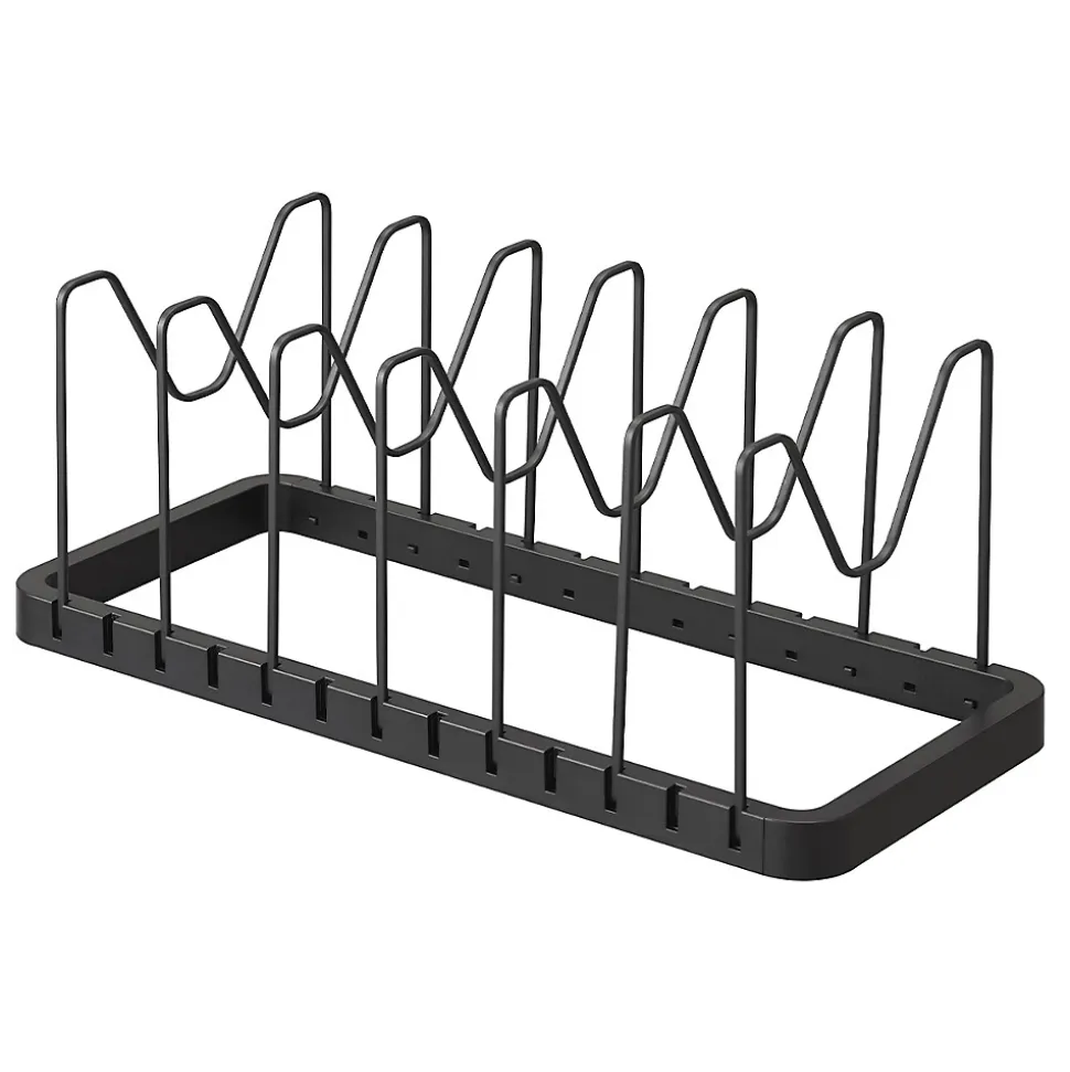 Rangement poêles et couvercles extensible en acier