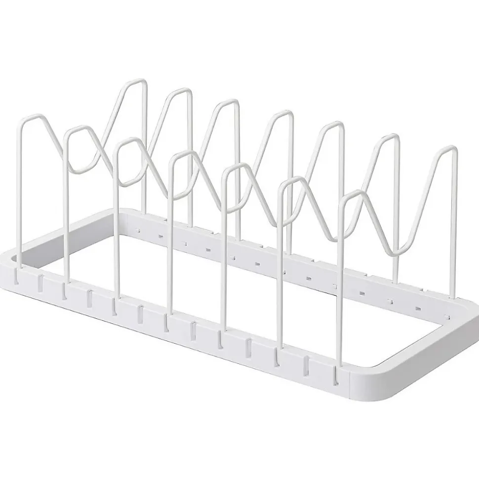 Rangement poêles et couvercles extensible en acier