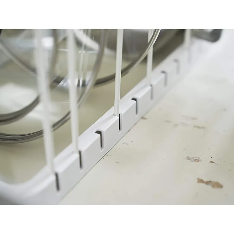 Rangement poêles et couvercles extensible en acier