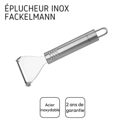 Rasoir à légumes inox 18 cm Fackelmann Ovale