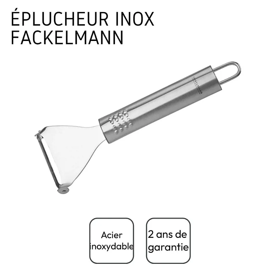 Rasoir à légumes inox 18 cm Fackelmann Ovale