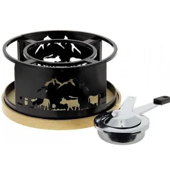Réchaud à fondue vache noir Tableandcook 3008209F