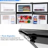 Refrigerateur 90 L Combine Refrigerateur 63L avec Temperature Reglable Congelateur 27L
