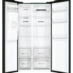 Refrigerateur Americain - Frigo - HAIER - SBS 90 Series 3 HSR3918EIPB - Classe E - 515 L - 180 x 90 x 65,9 cm - Noir
