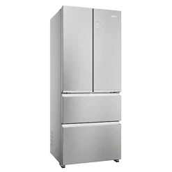 Refrigerateur Americain - Frigo multi-portes - HAIER - HFR3718ENMM - Classe E - 402 L 262 + 140 - 37 dB - Gris