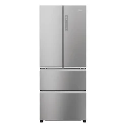 Refrigerateur Americain - Frigo multi-portes - HAIER - HFR3718ENMM - Classe E - 402 L 262 + 140 - 37 dB - Gris