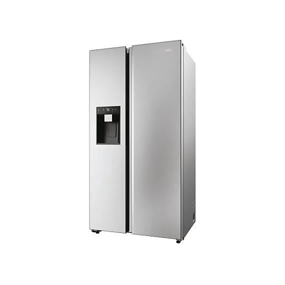 Refrigerateur Americain - Frigo Américain - HAIER - HSW59F18EIMM - Classe E - 601 L - 36 dB - Platinium