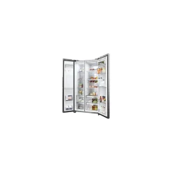 Refrigerateur Americain - Frigo Américain - HAIER - HSW59F18EIMM - Classe E - 601 L - 36 dB - Platinium
