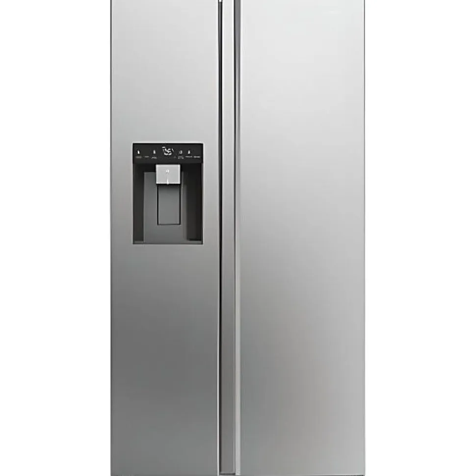 Refrigerateur Americain - Frigo Américain - HAIER - HSW59F18EIMM - Classe E - 601 L - 36 dB - Platinium