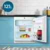 Refrigerateur mini réfrigérateur Bolero CoolMarket 121 L statique congélateur 17 L blanc 54.5 cm 59.5 cm 81.8