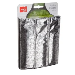 Refroidisseur décor argenté Vacu Vin 38803606 rapid ice cooler