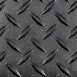 Revêtement de sol en caoutchouc Avec structure quadrillée 150 x 100 cm - Floordirekt