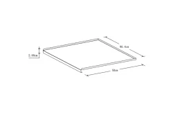 Revêtement pour meuble de cuisine GoodHome Sonchu métal l. 100 x P. 50 cm