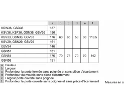 Réfrigérateur 1 porte 60cm 324l Bosch KSV33VLEP série 4