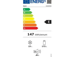 Réfrigérateur 1 porte intégrable à pantographe 187l Bosch KIL42VFE0 série 4