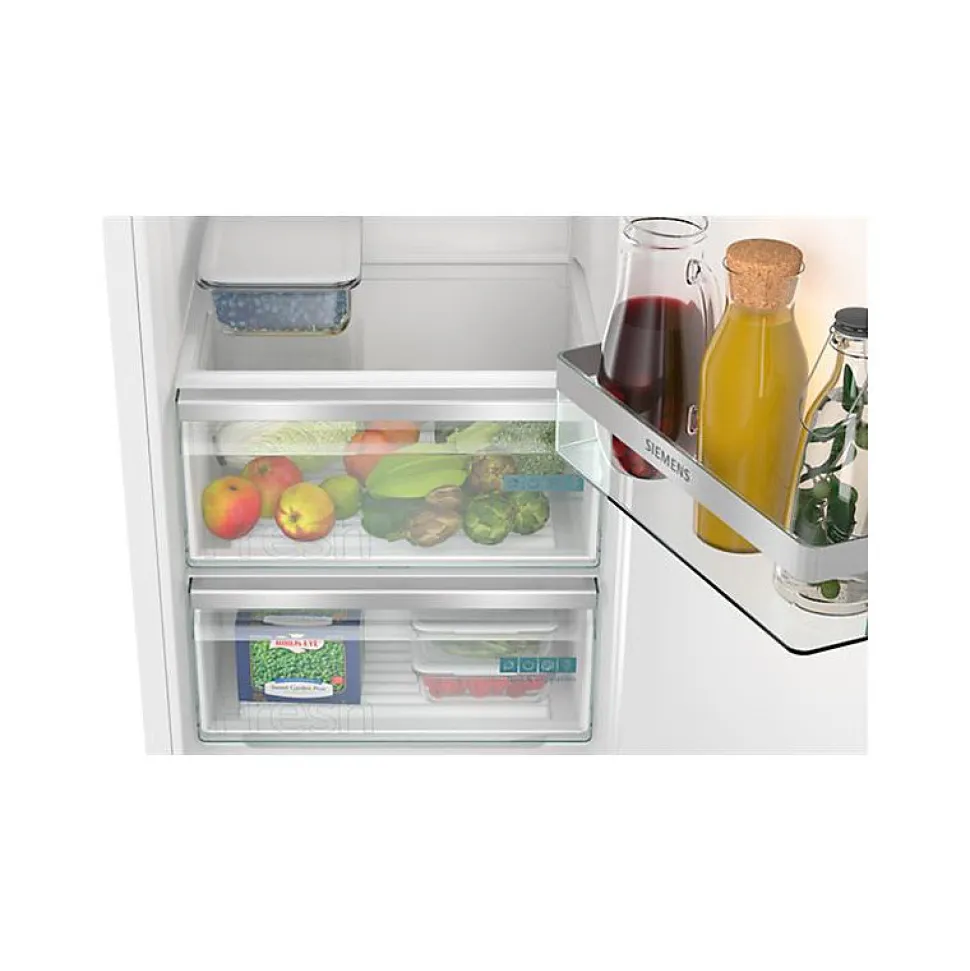 Réfrigérateur 1 porte intégrable à glissières 310l blanc Siemens KI81RVFE0
