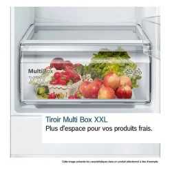 Réfrigérateur 1 porte intégrable à glissières 147l Bosch KIL32NSE0 série 2