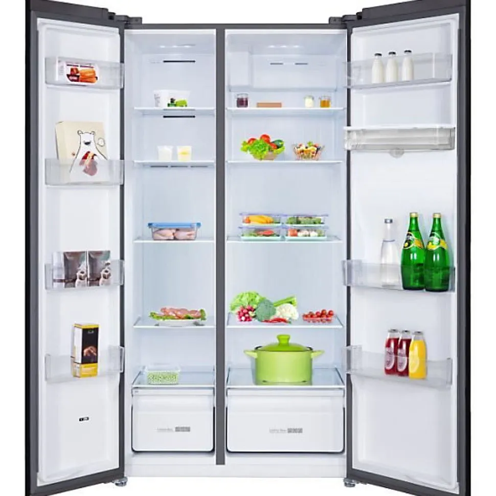 Réfrigérateur américain - CONTINENTAL EDISON - CERA505NFBD - 505 L - Classe D - 92 x 63 x 177 cm - Noir