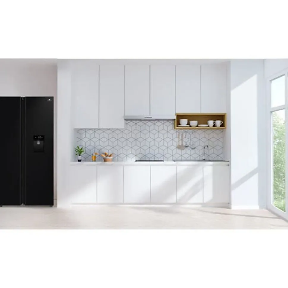 Réfrigérateur américain - CONTINENTAL EDISON - CERA505NFBD - 505 L - Classe D - 92 x 63 x 177 cm - Noir