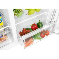 Réfrigérateur américain avec congélateur 442L Blanc Bomann SBS7344-Blanc