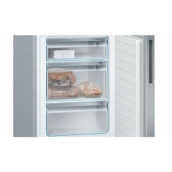 Réfrigérateur combiné 60cm 337l brassé inox Bosch KGE39ALCA serie 6