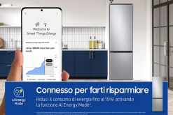 Réfrigérateur combiné 60cm 390l nofrost, gris Samsung RB38C603DSA