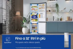 Réfrigérateur combiné 60cm 390l nofrost, gris Samsung RB38C603DSA