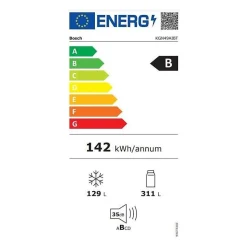 Réfrigérateur combiné 70cm 440l nofrost Bosch KGN49AIBT série 6