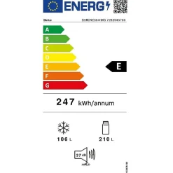 Réfrigérateur combiné 60cm 316l nofrost Beko B3RCNE364HXB