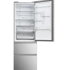 Réfrigérateur combiné 60cm 360l nofrost, inox Haier HTW5618DNMG