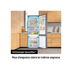 Réfrigérateur combiné 76cm 508l ventilé noir Samsung RB50DG601EB1
