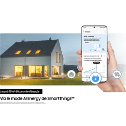 Réfrigérateur combiné 76cm 508l ventilé noir Samsung RB50DG601EB1