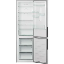 Réfrigérateur combiné 60cm 378l ventilé silver Candy CCE3T620FS