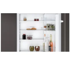 Réfrigérateur combiné intégrable à glissières 267l blanc Neff KI5861SE0