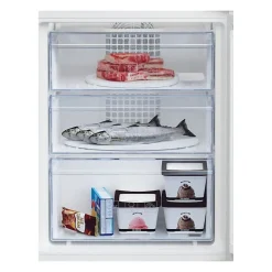 Réfrigérateur combiné intégrable BEKO BCHA275K4SN - 2 portes - 262 L - Semi No Frost - Blanc