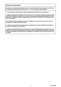 Réfrigérateur congélateur à poser porte réversible Bosch KGN36VLED 237L / 87L, inox